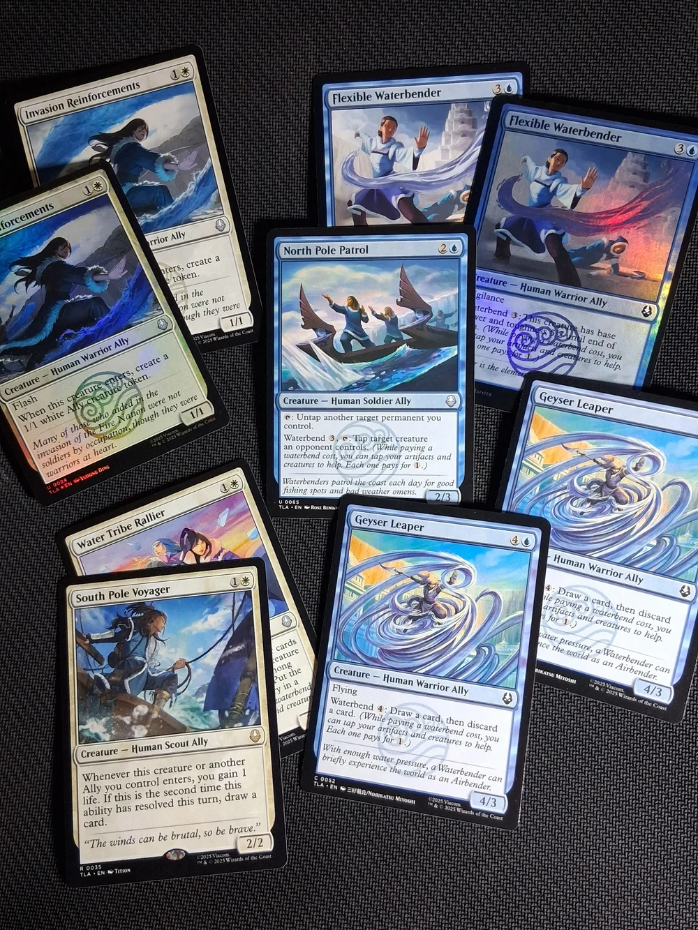 Themed MTG Avatar Water Tribe Lot ~ 69 Cards With Katara Showcase Foil Rare
